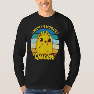 T-shirt Poulet Nugget Queen Nug Life Drôle Poulet Nugget