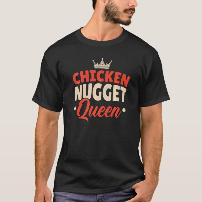 T-shirt Poulet Nugget Queen Nug Life Foin Nuggy (Devant)