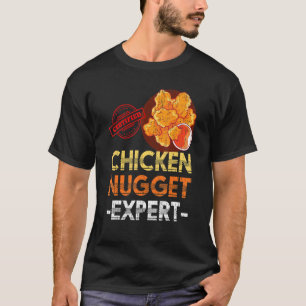 T-shirt Poulet Nuggets Expert Restauration Rapide Poulet N