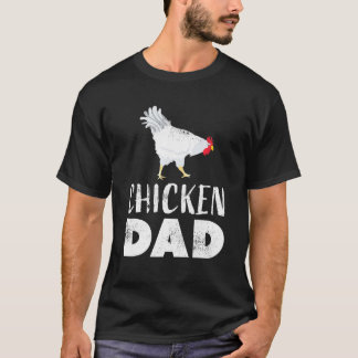 T-shirt Poulet papa Agriculteur agricole