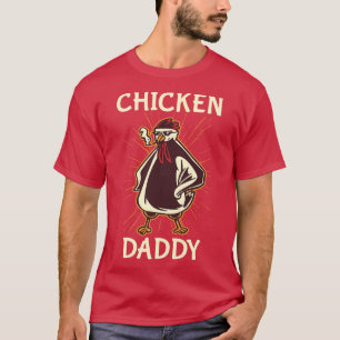 T-shirt Poulet Papa Drôle Producteur De Poulet Poulet Dadd