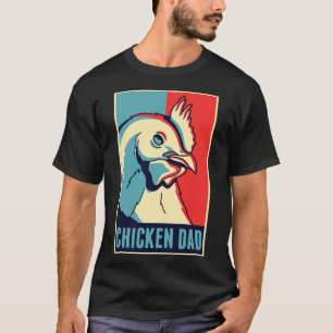 T-shirt Poulet Papa Drôle Producteur De Poulet Poulet Dadd