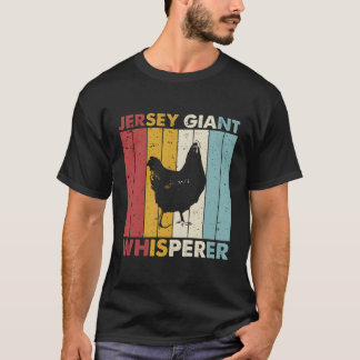 T-shirt Poulet papa Maman Whisperer Fermier Jersey Giant