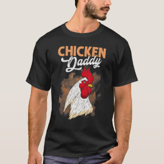 T-shirt Poulet papa Poulet Daddy Motif