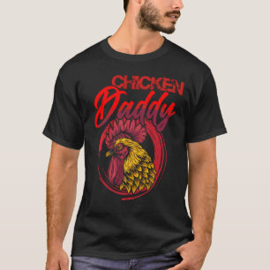 T-shirt Poulet papa Poulet Papa Poulet Agricole Volaille A