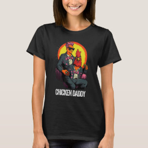 T-shirt Poulet papa Poulet Père Poulet Fermier Poulet Père