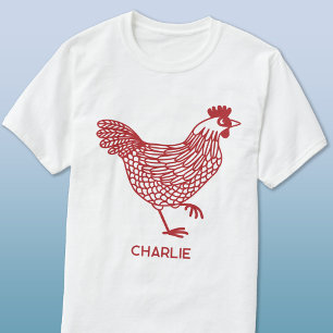T-shirt Poulet personnalisé