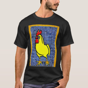T-shirt Poulet Pop Mignon Branché Pour Hommes Femmes & En