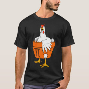 T-shirt Poulet Pot Pi Jour T Chemise Cadeau Hommes Femmes 