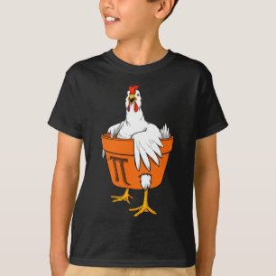 T-shirt Poulet Pot Pi Jour T Chemise Cadeau Hommes Femmes 