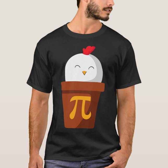 T-shirt Poulet Pot Pie Pi Day T Chemise Math Enseignants C (Devant)