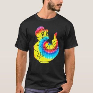 T-shirt Poulet Pot Pie Poulet Tie Dye Math Geek Nerd Tee
