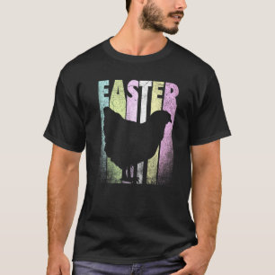 T-shirt Poulet Poule Oiseau Ferme Agriculteur Joyeuses Pâq