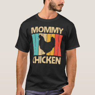 T-shirt Poulet Pour Femmes Mère Fermier Poulet Ferme Hen