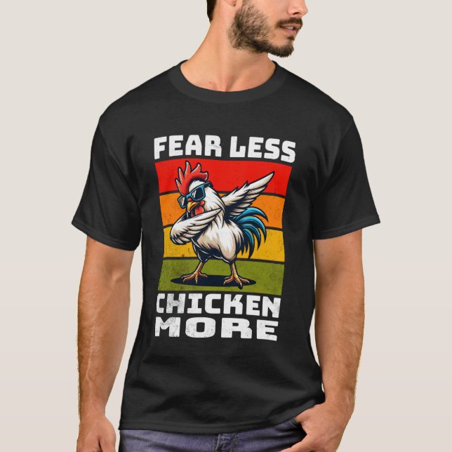 T-shirt Poulet Rétro Poulet (Devant)