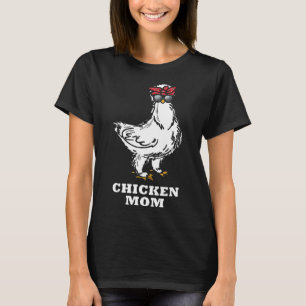 T-shirt Poulet - Silkie Poulet Maman Cadeau Mets Lunettes 