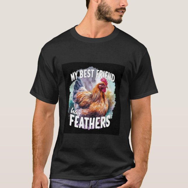 T-shirt Poulet sucré avec citation (Devant)