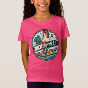T-Shirt Poulet sur un radeau