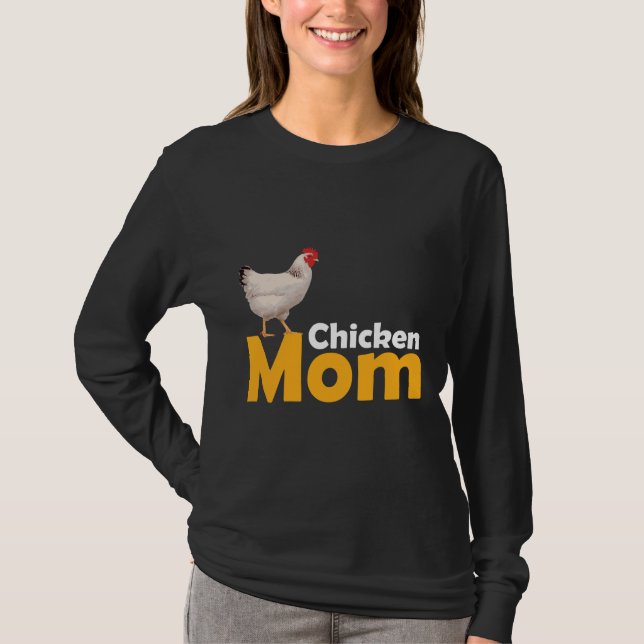 T-shirt Poulet Thème Poulet Maman (Devant)