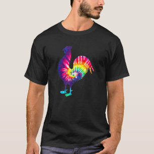 T-shirt Poulet Tie Dye Tripant Amusant Pour Hobby Fermier