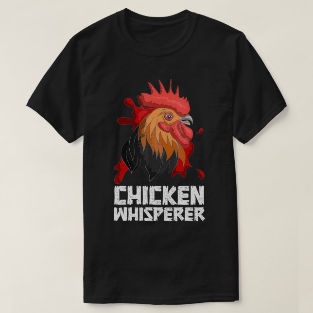 T-shirt Poulet Whisperer Drôle Agro-Animaux Coq Chicke (Design devant)