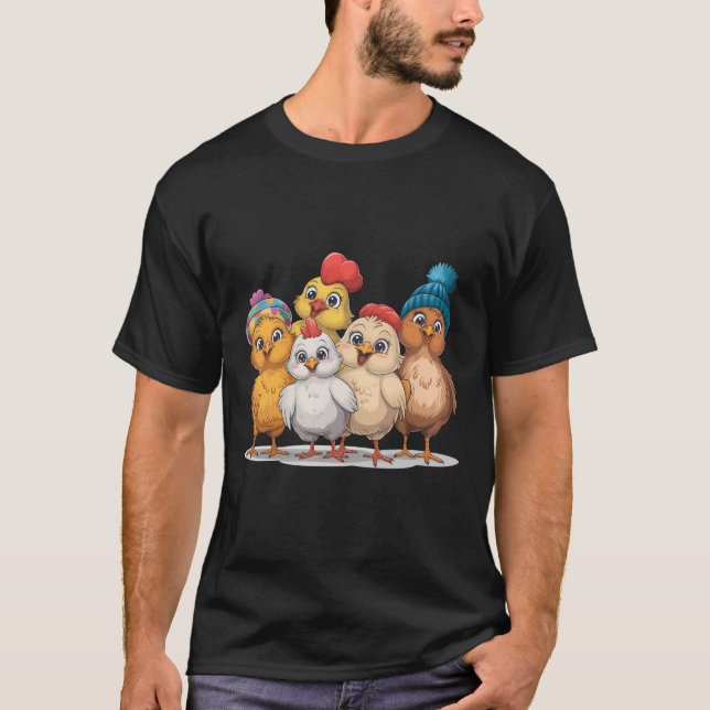 T-shirt Poulets (Devant)