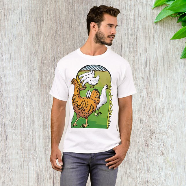T-shirt Poulets de ferme (Créateur téléchargé)