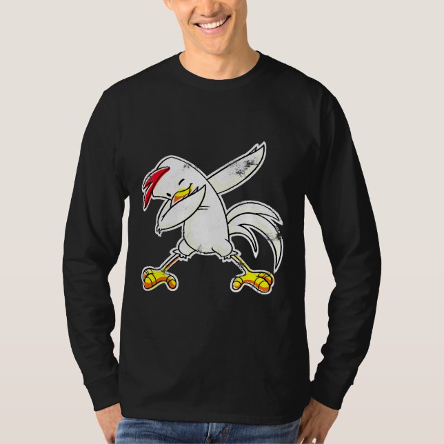 T-shirt Poulets de poule moussant poulet (Devant)