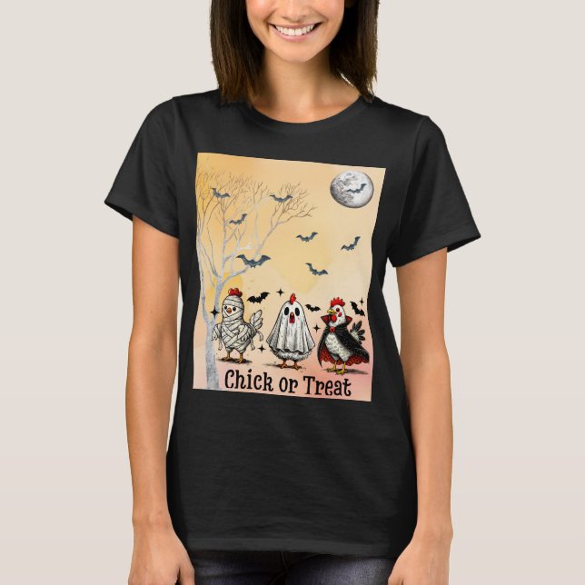 T-shirt Poulets de poulet ou de biscuits en costumes d'Hal (Devant)