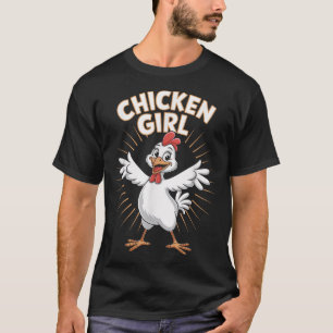 T-shirt Poulets Fille Enfants Poulets Vêtements _ Jeune Ki