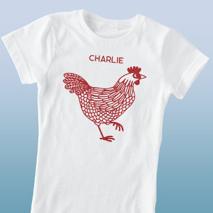 T-Shirt Poulets Hen Personnalisé