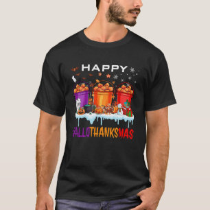 T-shirt Poulets Nuggets Happy Hallothanksmas Halloween Tha
