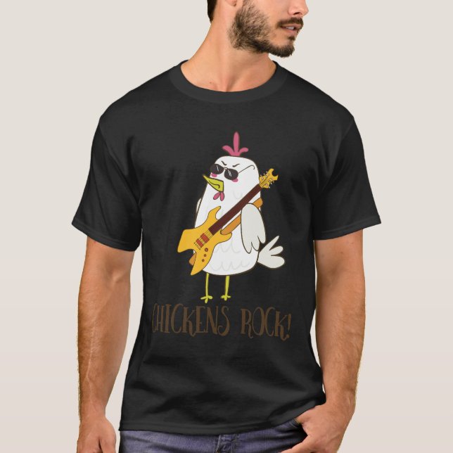 T-shirt Poulets Rocher Cute Poulet (Devant)