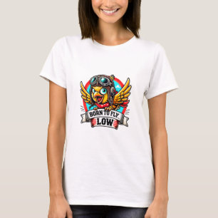 T-shirt Poulette Aviatrice