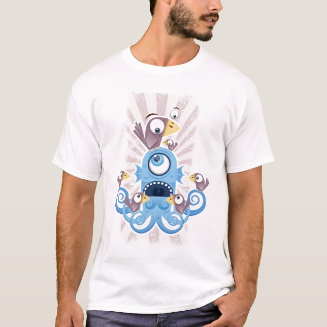 T-shirt poulpe (Devant)