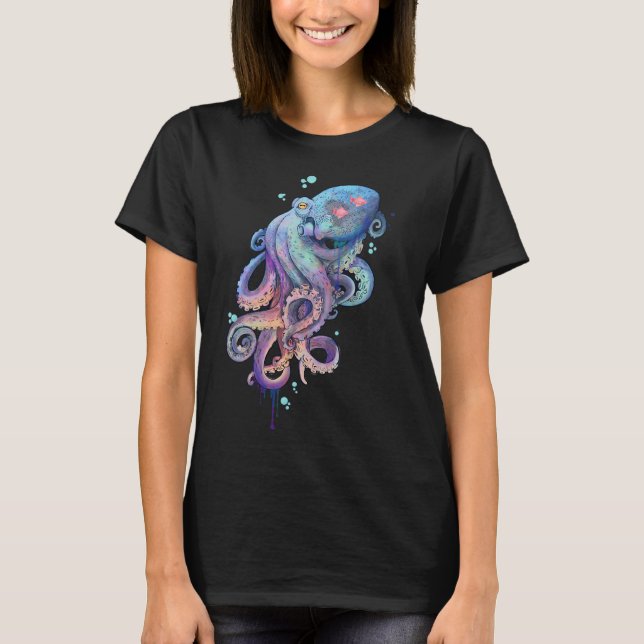 T-shirt poulpe (Devant)