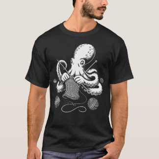 T-shirt Poulpe Au Crochet Pique Tricot Laine