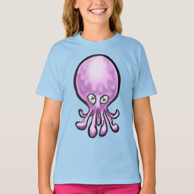 T-shirt poulpe bébé (Devant)