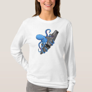 T-shirt Poulpe CONTRE le pétrolier