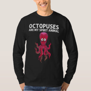 T-shirt Poulpe Cool Pour Hommes Femmes Vie Marine Biologie