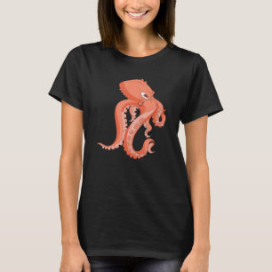 T-shirt Poulpe de mer kraken plongée en scaphandre océan p