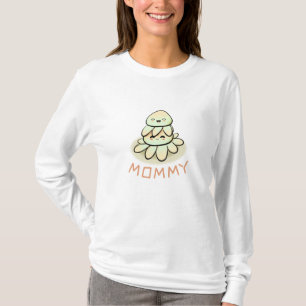 T-shirt poulpe kawaii mère et enfant