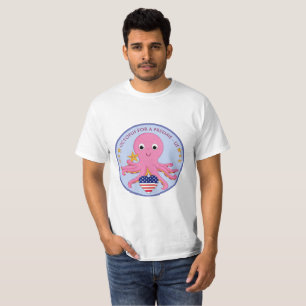 T-shirt Poulpe personnalisable de dessus pour un Preemie