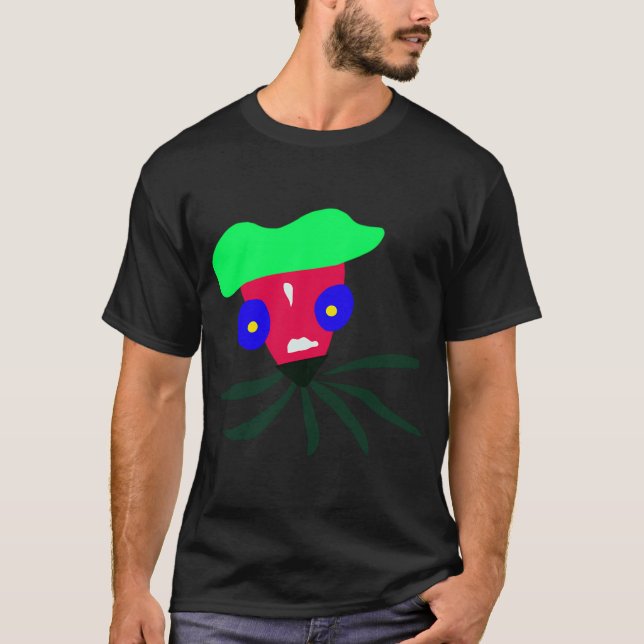 T-shirt Poulpe Roi Drôle (Devant)