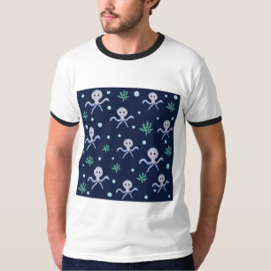 T-shirt Poulpe sous le motif enfants de la mer