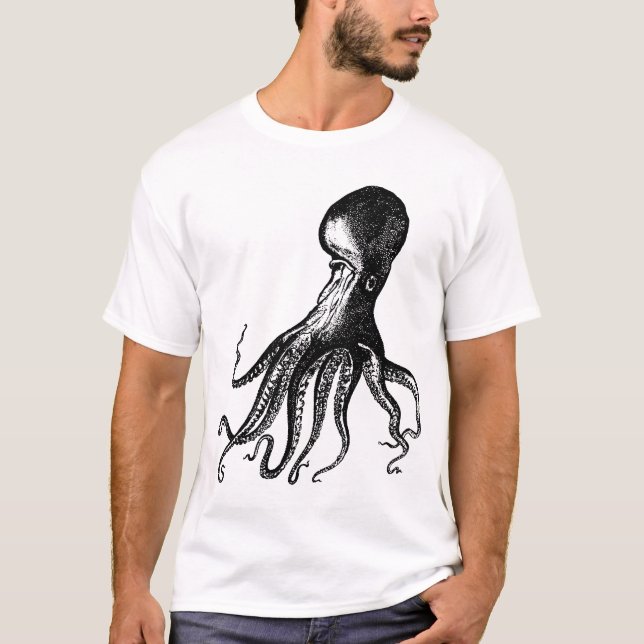 T-shirt Poulpe victorien Kraken pour des pirates de (Devant)