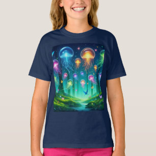 T-shirt Poulpes colorés et volants