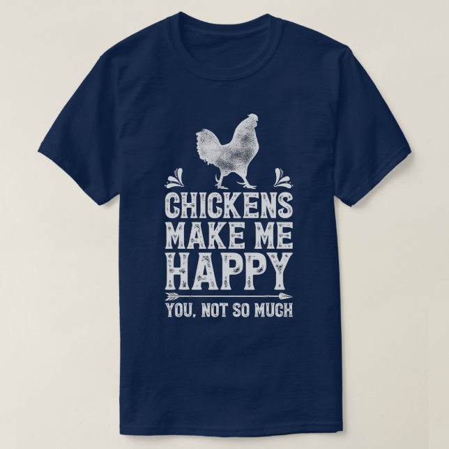 T-shirt Poultry Farms de Chickens (Design devant)