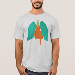 T-shirt Poumons de coeur