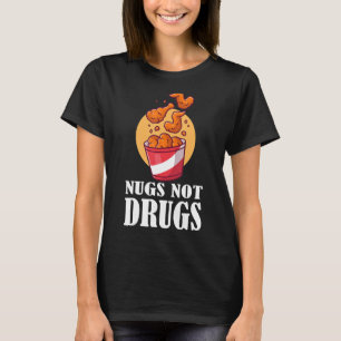 T-shirt Poumons Pas Drogues Poulet Nugget Nug Costume